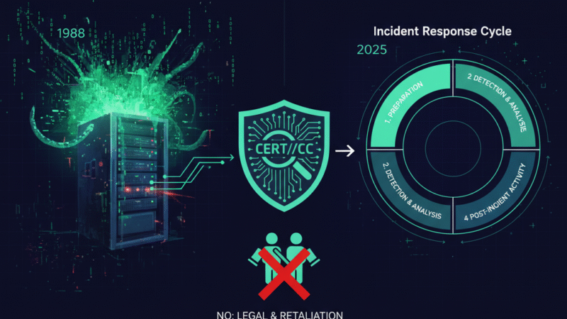 Do Worm de 1988 ao CERT: Entendendo o Ciclo de Resposta a Incidentes e o Papel da Forense