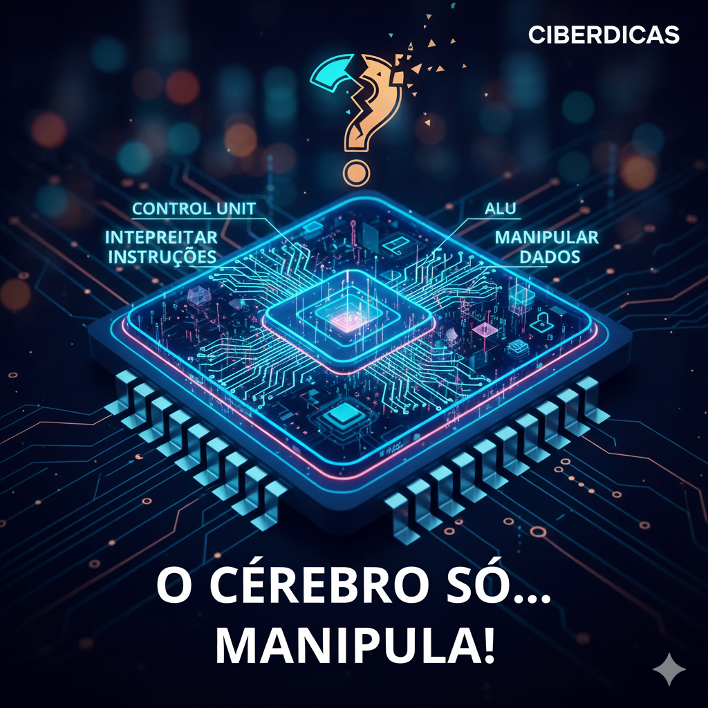 A CPU o Cérebro do Computador Sabe “Pensar”? Desvendando o que o Processador Realmente Faz