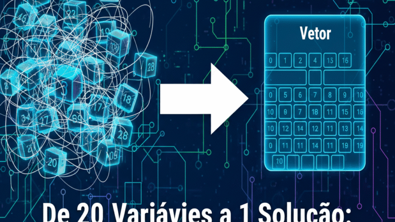 De 20 Variáveis a 1 Solução: O Poder dos Vetores na Organização de Dados