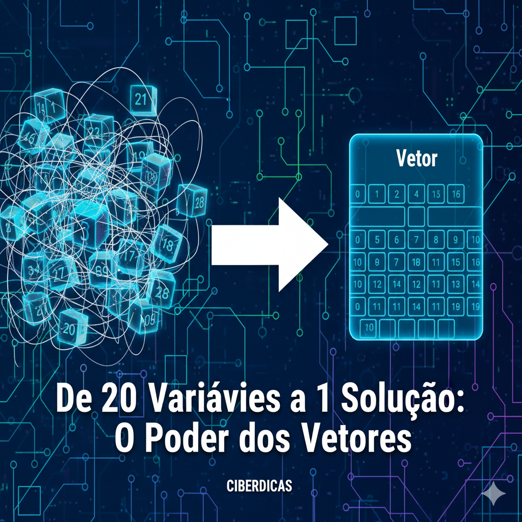 De 20 Variáveis a 1 Solução: O Poder dos Vetores na Organização de Dados